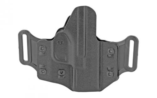 DeSantis Gunhide #195, Veiled Partner OWB Belt Holster, Fits Hellcat and Hellcat OSP, Left Hand, Black 195KB6RZ0