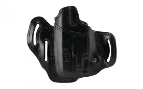 DeSantis Gunhide Vengeance Scabbard, #201, Light Bearing OWB Holster, Leather, Right Hand, Black, Fits Glock 19/23/32/45/19X/19 GEN 5 with Streamlight TLR-7A 201BA6VZ0