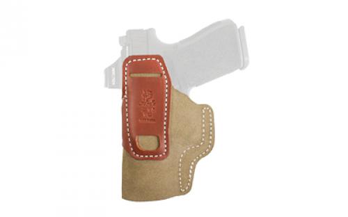 DeSantis Gunhide Transit, Inside Waistband Holster, Ambidextrous, For Glock 42/43, S&W 22C, Ruger LC9, Kahr P9/MK9/CW9, Leather and Kydex Construction, Tan 215NJD9Z0