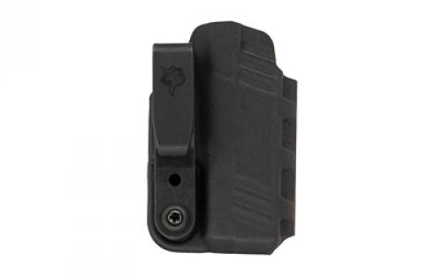 DeSantis Gunhide Slim-Tuk, Inside Waistband Holster, Fits Glock 17/19, Ambidextrous, Carbon Fiber Exterior Finish, Blue Kydex Interior 219KJB2Z0