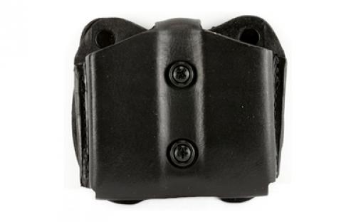 DeSantis Gunhide Double Magazine Pouch, Fits 9MM, Ambidextrous, Black A01BJGGZ0