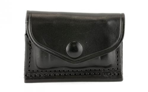 DeSantis Gunhide Cartridge Pouch 2X2X2, Holds 38/357 Cal, Black Leather A08BJG1Z0