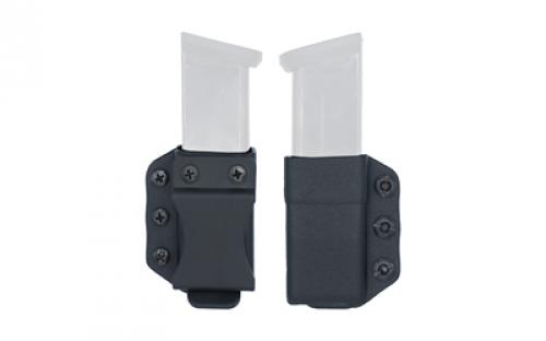 DeSantis Gunhide Persuader Mag Pouch, Inside/Outside Waistband, Fits Glock 43, S&W Shield 9/40, Ambidextrous, Matte Finish, Black A100KJYYZ0