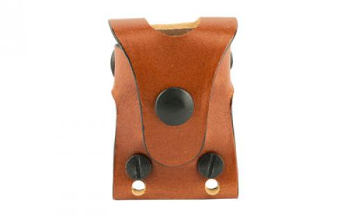 DeSantis Gunhide Second Six Speedloader Magazine Pouch, Fits HKS SPD/LDR 10A & 36A, Ambidextrous, Tan Leather A35TJQQZ0