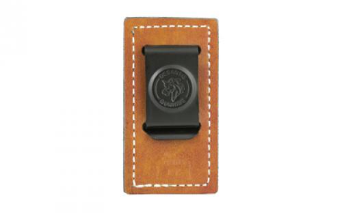 DeSantis Gunhide Secure Single Magazine Pouch, Fits Single Stack 9MM/40, Ambidextrous, Tan Leather A47TJEEZ0