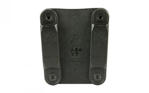 DeSantis Gunhide Quantico, Single Magazine Pouch, Ambidextrous, Black, Kydex, Fits Glock 43 Magazine A86KJYYZ0