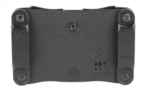 DeSantis Gunhide Quantico, Mag Pouch, Ambidextrous, Black, SGL STK 10MM/45 & S&W M&P Shield 9/40/45, Kydex A87KJLLZ0