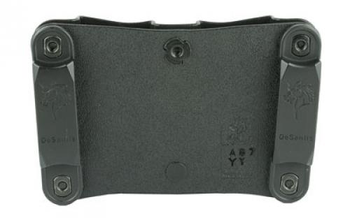DeSantis Gunhide Quantico, Mag Pouch, Ambidextrous, Black, Fits Glock 43 and S&W M&P 9//40 Compact, Kydex A87KJYYZ0