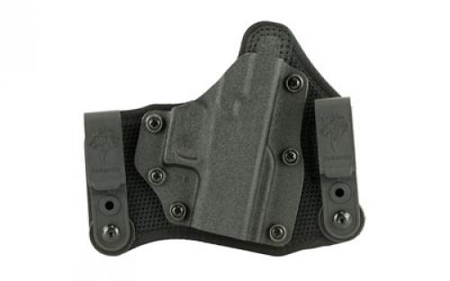 DeSantis Gunhide Infiltrator Air, Inside The Pant Holster, Black Leather / Kydex, Right Hand, Fits Glock 43/43X M78KA8BZ0