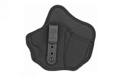 DeSantis Gunhide M89, Inner Piece 2.0 Inside Waistband Holster, Fits Most Large Frame Double Action Semi Autos Up to a 4 Barrel, Right Hand, Black Nylon M89BALAZ0