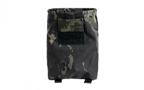 Edgar Sherman Design SAP Bucket, Dump Pouch, 500 Denier Cordura Nylon,  Molle Compatible, Matte Finish, Multicam Black ESD-SAP-MCB