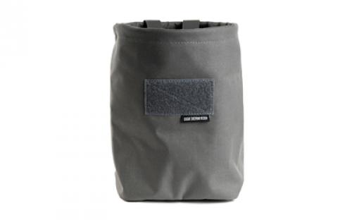 Edgar Sherman Design SAP Bucket, Dump Pouch, 500 Denier Cordura Nylon,  Molle Compatible, Matte Finish, Wolf Gray ESD-SAP-WG