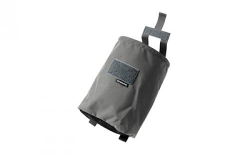 Edgar Sherman Design SAP Bucket, Dump Pouch, 500 Denier Cordura Nylon,  Molle Compatible, Matte Finish, Wolf Gray ESD-SAP-WG