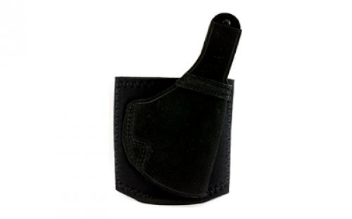 Galco Ankle Lite Ankle Holster, Fits Glock 26/27/33, Right Hand, Black Leather AL286B