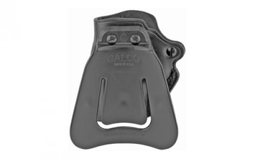 Galco Speed Master 2.0 Holster, Fits Glock 43/43X, Right Hand, Black Leather SM2-800B