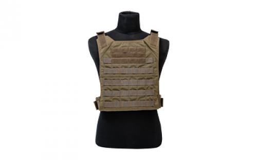 Grey Ghost Gear Minimalist Plate Carrier, Body Armor Carrier, Designed to Carry 10 X 12 Hard Plates or Large ESAPI Plates, Constructed from Mil-Spec Materials to Stand Up to Hard Use, the Inside Faces of the Carrier are Lined with Air Mesh for Comfort and Breathability, Ranger Green 0007-6