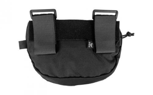 Grey Ghost Gear GHP (Plate Carrier Lower Accessory Pouch), Nylon Construction, Zipper Pouch, Matte Finish, Black 2014-2
