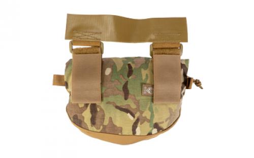 Grey Ghost Gear GHP (Plate Carrier Lower Accessory Pouch), Nylon Construction, Zipper Pouch, Matte Finish, MultiCam 2014-5