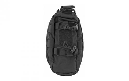 Grey Ghost Gear Slim Medical Pouch, Black, 500D Cordura Nylon, 5x4x2.5 4002-2