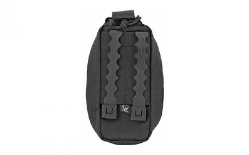 Grey Ghost Gear Slim Medical Pouch, Black, 500D Cordura Nylon, 5"x4"x2.5" 4002-2