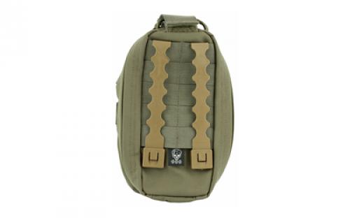 Grey Ghost Gear Slim Medical Pouch, Ranger Green, 500D Cordura Nylon, 5"x4"x2.5" 4002-6