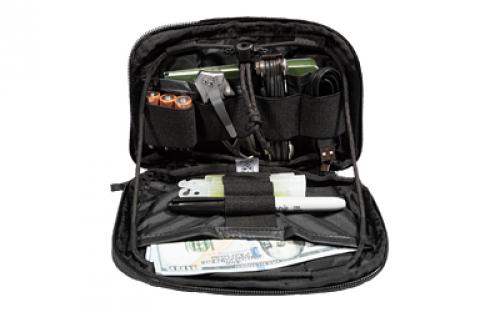 Grey Ghost Gear Admin Pouch Enhanced Thin, Nylon Construction, Matte Finish, Black GTG0387-2