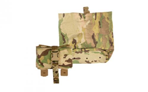 Grey Ghost Gear Roll-Up Dump Pouch, MOLLE Compatible, Laminated Nylon Construction, Matte Finish, MultiCam GTG0390-5