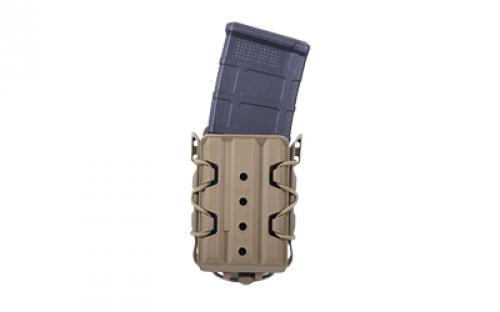 High Speed Gear Polymer Taco, Single Magazine Pouch, Molle, Fits Most AR 15 Magazines, Polymer Construction, Coyote Brown 16TA01CB