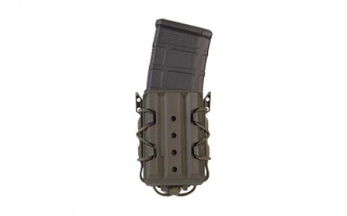 High Speed Gear Polymer Taco, Single Magazine Pouch, Molle, Fits Most AR 15 Magazines, Polymer Construction, Olive Drab Green 16TA01OD