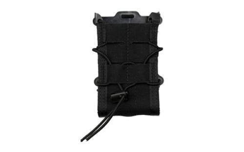 High Speed Gear X2R TACO, Dual Magazine Pouch, Molle, Fits Most Rifle Magazines, Hybrid Kydex and Nylon, Black 112R00BK