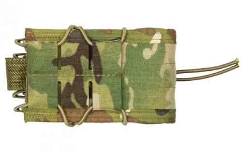 High Speed Gear Double Decker TACO, Dual Magazine Pouch, Molle, Fits (1) Rifle Magazine and (1) Pistol Magazine, Hybrid Kydex and Nylon, Multicam 11DD00MC
