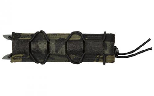 High Speed Gear Extended Pistol TACO LT, Single Magazine Pouch, Molle, Fits Most PCC Magazines, Hybrid Kydex and Nylon, Multicam Black 11EX00MB
