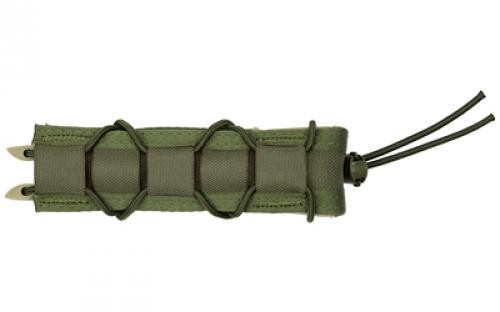 High Speed Gear Extended Pistol TACO LT, Single Magazine Pouch, Molle, Fits Most PCC Magazines, Hybrid Kydex and Nylon, Olive Drab Green 11EX00OD
