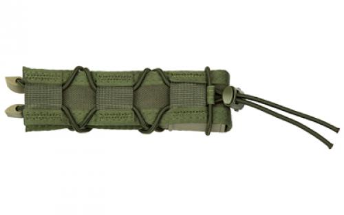 High Speed Gear Extended Pistol TACO LT, Single Magazine Pouch, Molle, Fits Most PCC Magazines, Hybrid Kydex and Nylon, Olive Drab Green 11EX00OD