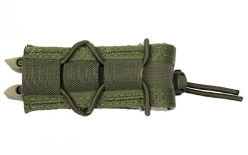 High Speed Gear Pistol TACO, Single Magazine Pouch, Molle, Fits Most Pistol Magazines, Hybrid Kydex and Nylon, Olive Drab Green 11PT00OD