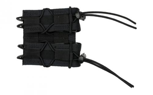 High Speed Gear Pistol TACO, Double Magazine Pouch, Molle, Fits Most Pistol Magazines, Hybrid Kydex and Nylon, Black 11PT02BK