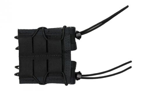 High Speed Gear Pistol TACO, Double Magazine Pouch, Molle, Fits Most Pistol Magazines, Hybrid Kydex and Nylon, Black 11PT02BK