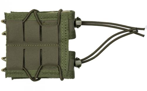High Speed Gear Pistol TACO, Double Magazine Pouch, MOLLE, Fits Most Pistol Magazines, Hybrid Kydex and Nylon, Olive Drab Green 11PT02OD