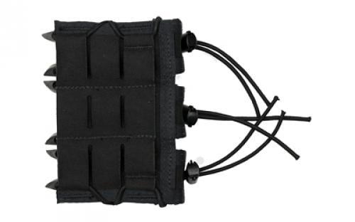High Speed Gear Pistol TACO, Triple Magazine Pouch, MOLLE, Fits Most Pistol Magazines, Hybrid Kydex and Nylon, Black 11PT03BK