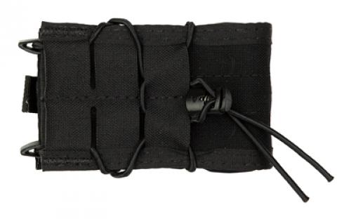 High Speed Gear Rifle TACO, Single Magazine Pouch, MOLLE, Fits Most Rifle Magazines, Hybrid Kydex and Nylon, Black 11TA00BK