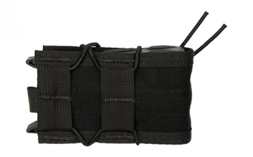 High Speed Gear Rifle TACO, Single Magazine Pouch, MOLLE, Fits Most Rifle Magazines, Hybrid Kydex and Nylon, Black 11TA00BK