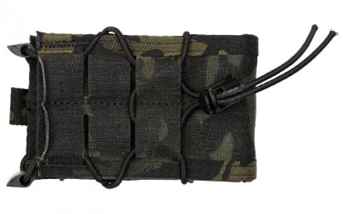 High Speed Gear Rifle TACO, Single Magazine Pouch, MOLLE, Fits Most Rifle Magazines, Hybrid Kydex and Nylon, Multicam Black 11TA00MB
