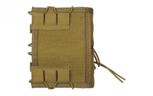 High Speed Gear Double Rifle TACO, Dual Magazine Pouch, Molle, Fits Most Rifle Magazines, Hybrid Kydex and Nylon, Coyote Brown 11TA02CB