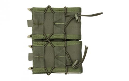 High Speed Gear Double Rifle TACO, Dual Magazine Pouch, Molle, Fits Most Rifle Magazines, Hybrid Kydex and Nylon, Olive Drab Green 11TA02OD