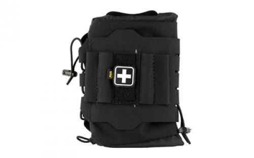 High Speed Gear Reflex, Hanger Pouch System, Velcro Attatchment, Nylon, Black 12RHX0BK
