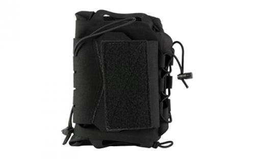 High Speed Gear Reflex, Hanger Pouch System, Velcro Attatchment, Nylon, Black 12RHX0BK