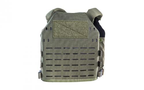 High Speed Gear Core Plate Carrier, Body Armor Carrier, Designed to Fit Small SAPI or 8X10 Commercial Plates, Nylon Construction, Matte Finish, Olive Drab Green 40PC11OD