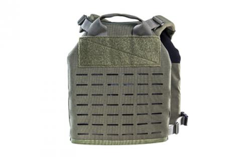High Speed Gear Core Plate Carrier, Body Armor Carrier, Designed to Fit Large SAPI or 10X12 Commercial Plates, Nylon Construction, Matte Finish, Olive Drab Green 40PC13OD