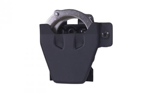 High Speed Gear Uniform Line, Handcuff Holster, For S&W Hinged Handcuff, Fits MOLLE/Belt, Black, Kydex 42DCSHBK