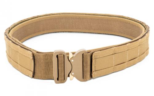Haley Strategic Partners D3, Belt, 1 Molle Mounting, Cobra Buckle Enclosure, XXLarge, 2 Nylon Webbing Construction, Coyote Brown BELT_D3-1-XXL-COY